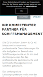 Mobile Screenshot of ds-schiffahrt.de